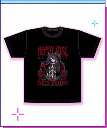 NEEDY GIRL RAIN CANDY 티셔츠 아메짱 초텐짱