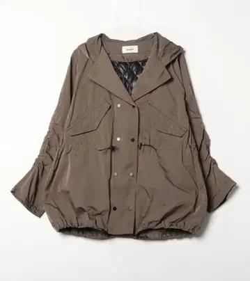 스나이델 snidel 라이너 포함 A라인 모즈 코트 후드 코트