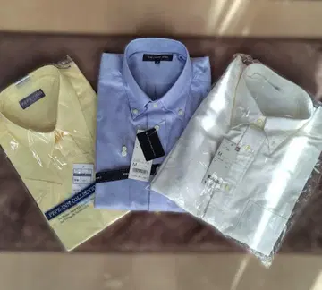 [ 미사용 ] Y셔츠 3장 + 피케 셔츠 긴팔x2 반팔x2 유니클로 외