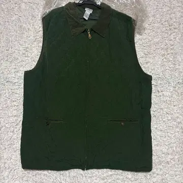 코렛 아우터 퀼팅 베스트 카키