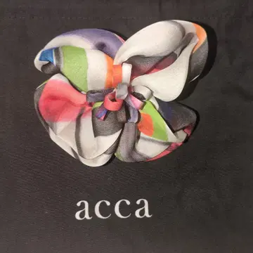 acca 쉬폰 컬러풀 머리핀