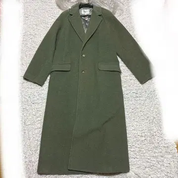 MOUSSY 마우지 체스터 울 롱 코트 그린 2