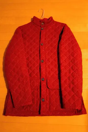 MACKINTOSH 울 하프 코트 빨간색 36 클리닝 완료