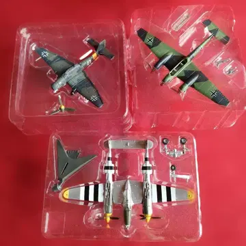 Bf110 & JUNKERS Ju 87 STUKA & P-38 3기 세트