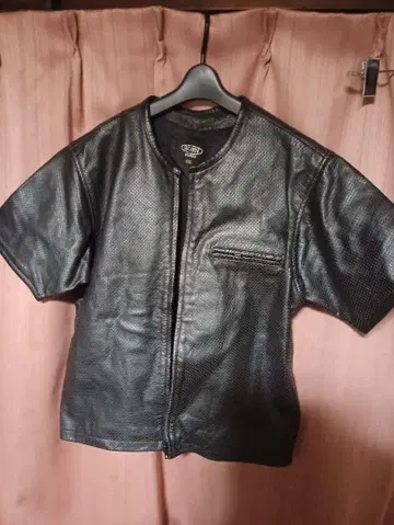 HORN WORKS 펀칭 메쉬 가죽 자켓 XXL 빅 사이즈