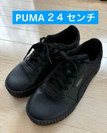 PUMA 24cm 스니커즈 블랙 칼리나