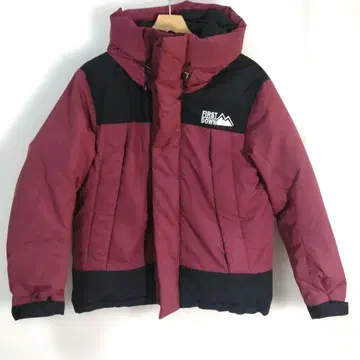 퍼스트 다운 다운 자켓 S 사이즈 보르도/블랙
