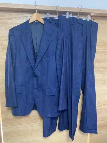 애로우즈 그린 라벨 릴랙싱 수트 팬츠 2세트 네이비