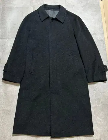 캐시미어 100% 스텐카라 코트 롱 코트 아우터 블랙 계열 A5