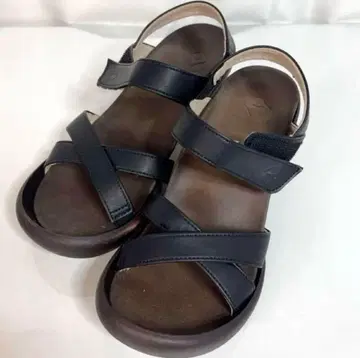 레게타 레게타카누 크로스 벨트 샌들 바나나 힐 7cm Black