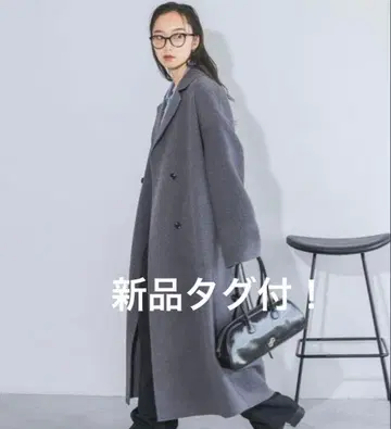 [ 새상품 ] 택 포함! W 체스터 울 리버 롱 코트