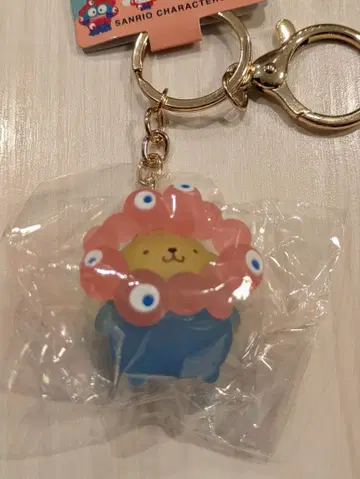 오사카 간사이 엑스포 입체 마스코트 클리어 컬러 키링 [ 폼폼푸딩 ]