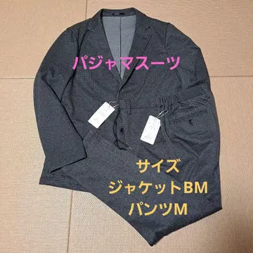 AOKI 파자마 수트 프린트 저지 하운드투스 비즈니스 캐주얼