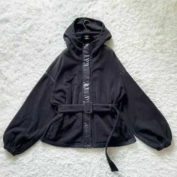 ASTRAET 아스트라트 플리스 후디드 블루종 자켓 블랙