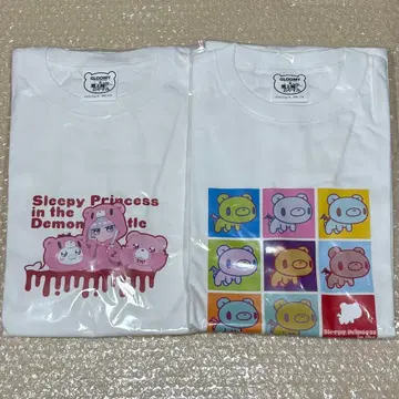 마왕성에서 잠들어요 그루~미~ 콜라보 T셔츠 2종 세트