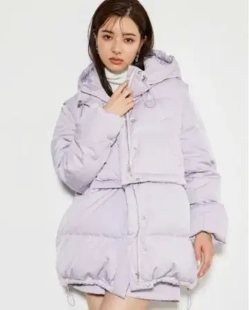 새상품 리엔다 멀티 WAY 다운 자켓 라벤더