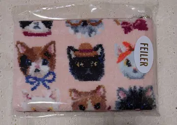 FEILER 래브러리 프리티 캣츠 플랫 파우치