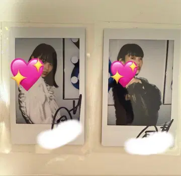 아이나 더 엔드 친필 사인 폴라로이드