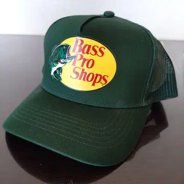 Bass Pro Shops 그린 다크 그린 트래커 캡