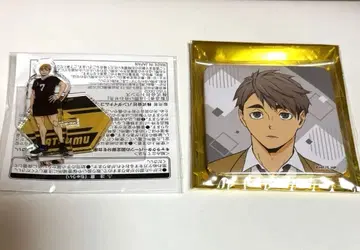 하이큐!! 미야 아츠무 미야 오사무 난자 아크릴 스탠드 캔뱃지