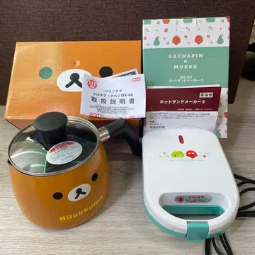 [기간 한정 가격 인하] 리락쿠마 멀티 쿠쿠 빵 가챠무쿠 핫샌드 메이커