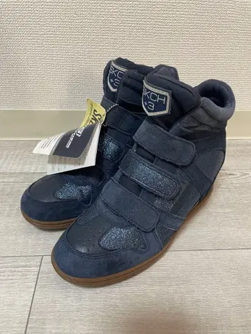 [ 택 포함 새상품 ] 스케쳐스 웨지솔 하이컷 스니커즈