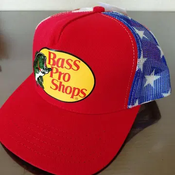 Bass Pro Shops 메쉬 백캡 미국 국기