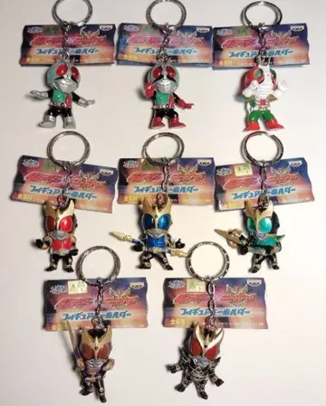 가면라이더 & 가면라이더 쿠우카 피규어 키링 전 8종 세트