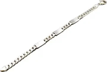 키헤이 체인 3연 ID 팔찌 이탈리아 빈티지 실버 925