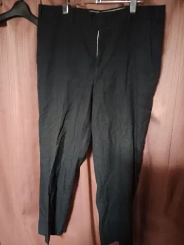 진한 그레이 슬랙스 지퍼 YKK제 와이 지퍼 빅 사이즈 일본제