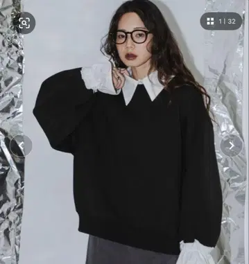 bohmal 2way 프릴 도킹 본딩 맨투맨