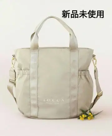 [ 미사용 새상품 ] 토카 SANA SIDEPOCKET TOTE 토트백