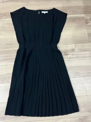 새상품급 자유구 40 원피스 블랙 쉬폰