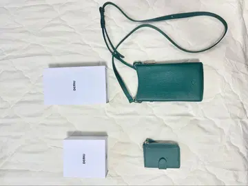 스마트폰 숄더백 그린