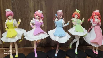 5등분의 신부 간호사 피규어 5체 세트