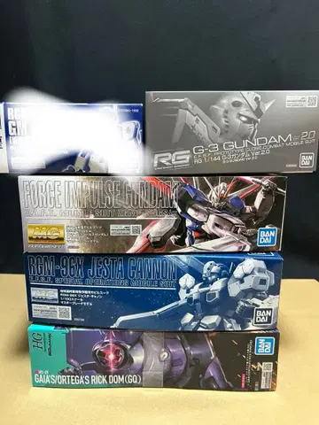 건담 프라모델 세트 4종 세트