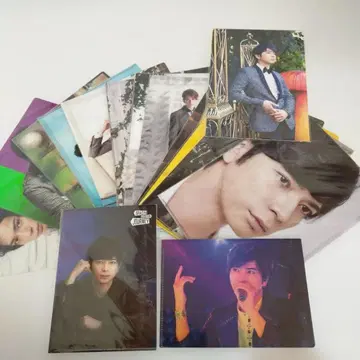 아라시 마츠모토 준 클리어 파일 15 장과 아트 카드