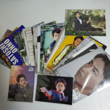 아라시 오노 사토시 클리어 파일 24장과 아트 카드