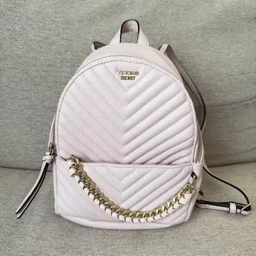빅토리아시크릿 핑크 퀼팅 백팩 미니 백팩