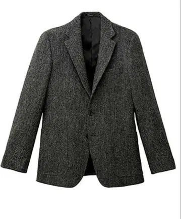 Harristweed 미사용 새상품 테일러드 자켓 비즈니스 자켓 그레이