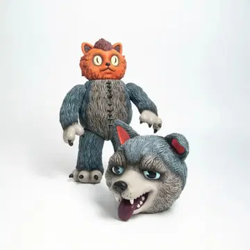 바케네코다라케 팝업 한정판 인형옷 고양이 소프트 비닐 피규어