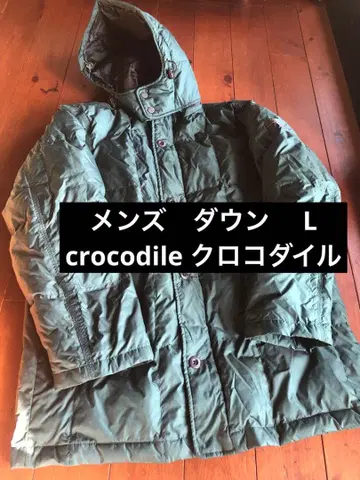 CROCODILE 후드 부착 다운 자켓