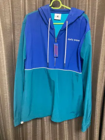 daily paper 나일론 자켓 청록색