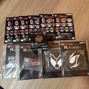 가면라이더 제츠&가브 제일복권 어둠의 과자, 아크릴 스탠드, 러버 컬렉션