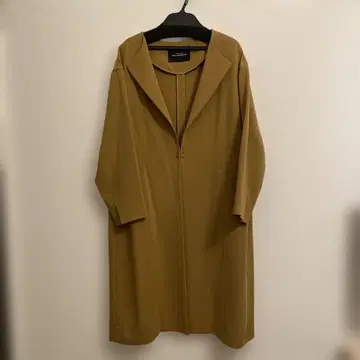 UNITED ARROWS 브라운 베이지 롱 코트