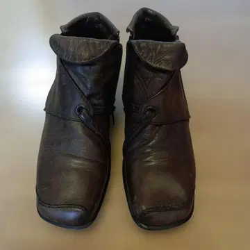 다크 브라운 가죽 캐주얼 부츠 25cm
