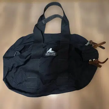 GREGORY 블랙 더플백 XS