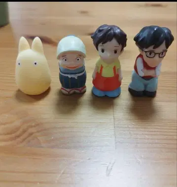 토토로 피규어 세트 4개 손가락 인형