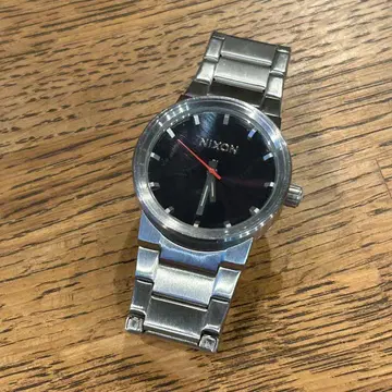 NIXON THE CANNON 손목시계 스테인리스 작동 ok 배터리 있음