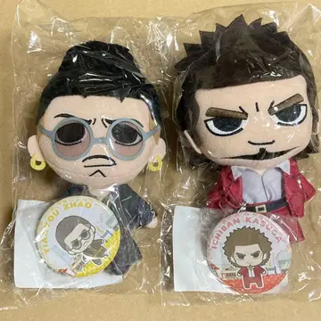 카스가 이치반 조텐유 봉제 인형 캔뱃지 용과 같이